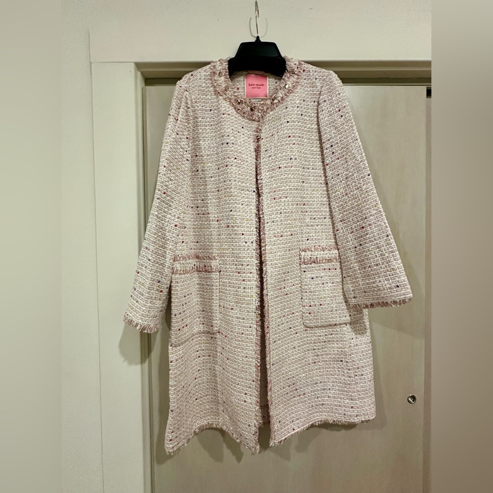 Kate Spade Tweed Coat - Brand New With Tags